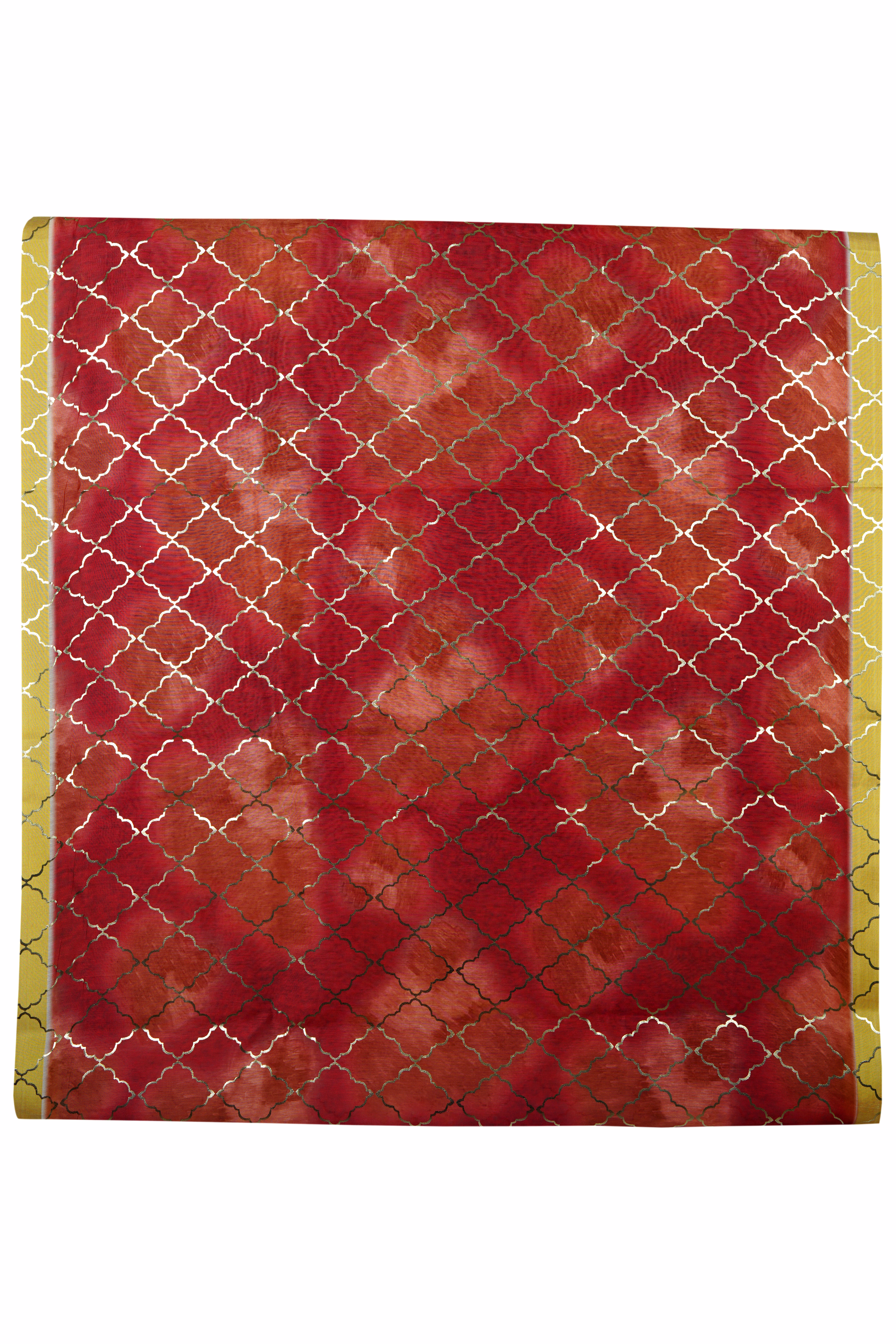 S H A H I T A J Shaded Rose Gold Net Barati/Groom/Social Occasions Silk Pagdi Safa Turban or Pheta Cloth for Kids and Adults (CT968) image 3