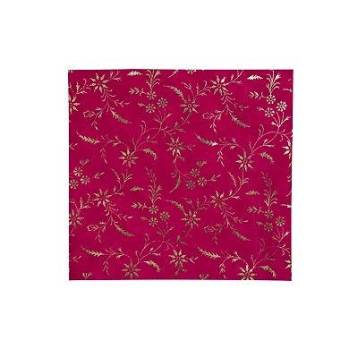 S H A H I T A J Lehariya Plain Floral Rani Golden Foil Silk Barati/Groom/Social Occasions Silk Pagdi Safa Turban or Pheta Cloth for Kids and Adults (CT969)-ST2089__PACK1