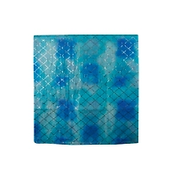 S H A H I T A J  Blue Net Silk Barati/Groom/Social Occasions Silk Pagdi Safa Turban or Pheta Cloth for Kids and Adults (CT972)