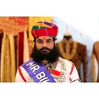 S H A H I T A J Traditional Rajasthani Cotton Multi-Colored Jodhpuri Gol Pheta Pagdi Safa or Turban for Kids and Adults (RT519)
