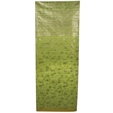S H A H I T A J Chanderi Silk Green with Foil Pattern Barati/Groom/Social Occasions Silk Pagdi Safa Turban or Pheta Cloth for Kids and Adults (CT964)-ST2084__PACK2