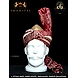 S H A H I T A J Pakistani Kulla Muslim Weddings and Social Occasions Double Colour Pagdi Safa or Turban for Kids and Adults (RT956)-RT956_21-sm