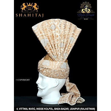 S H A H I T A J Pakistani Kulla Muslim Weddings and Social Occasions Double Colour Pagdi Safa or Turban for Kids and Adults (RT954)-21-4