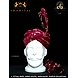 S H A H I T A J Kulla Muslim Weddings and Social Occasions Maroon heavy Pagdi Safa or Turban for Kids and Adults (RT957)-RT957_21-sm