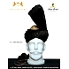 S H A H I T A J Pakistani Kulla Muslim Weddings and Social Occasions Black colour Pagdi Safa or Turban for Kids and Adults (RT955)-RT955_21-sm