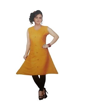 Straight Printed  Frock Suit