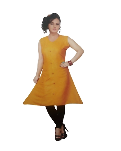 Straight Printed  Frock Suit-WK000005