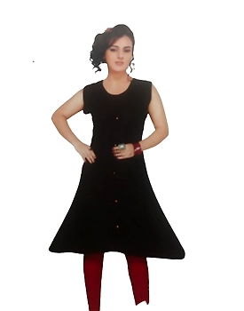 Regular Printed Frock Suit