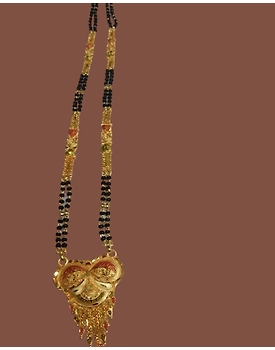 Chain Golden Black Mangal Sutra