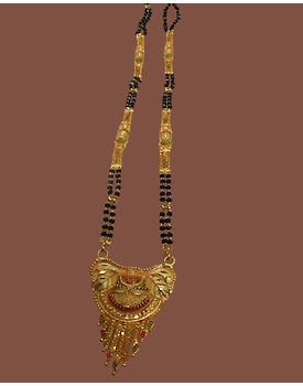 Traditional Black Golden Chain Mangalsutra