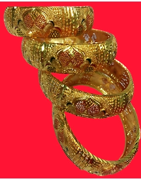 Traditional Fancy Designer Casual Party Golden Bangles