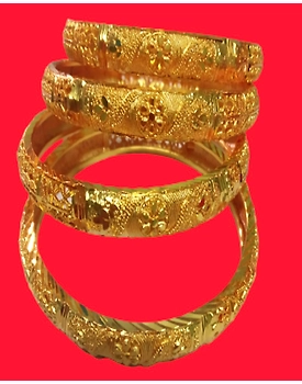 Traditional Gold Plated Designer Bangles