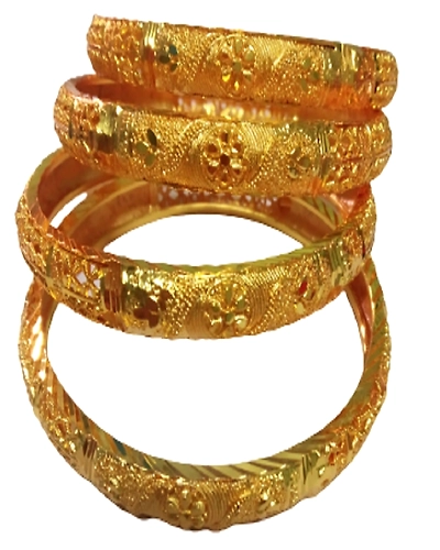 Traditional Gold Plated Designer Bangles-1
