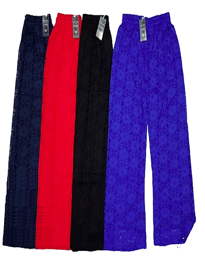 Plain Color Palazzo Pant-WL00006-1
