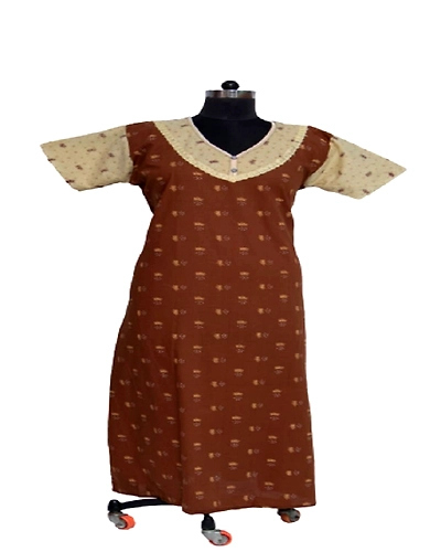 Embroidered Maxi Nighty-WN000002