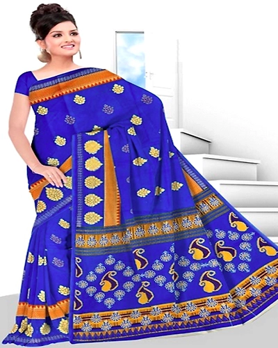 HALLA BOL Print Saree-WS000002