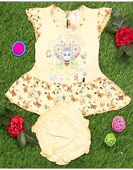 Baby Girls Half Sleeves Frock