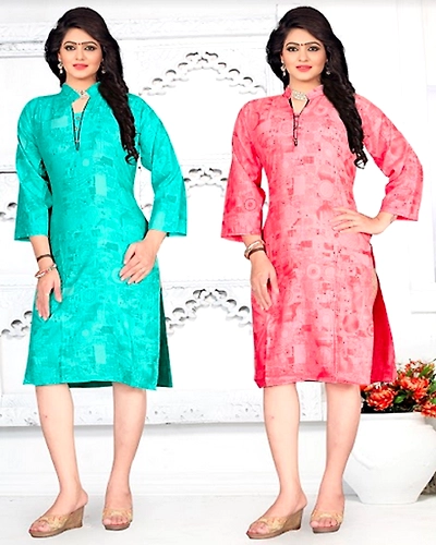 Queen Indo Cotton Kurti-WK00008
