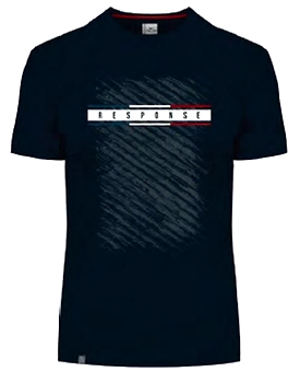 RESPONSE Graphic Men Round Neck Half T-Shirt