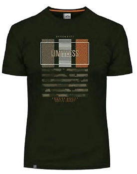 LIMITLESS Graphic Men Round Neck Half T-Shirt