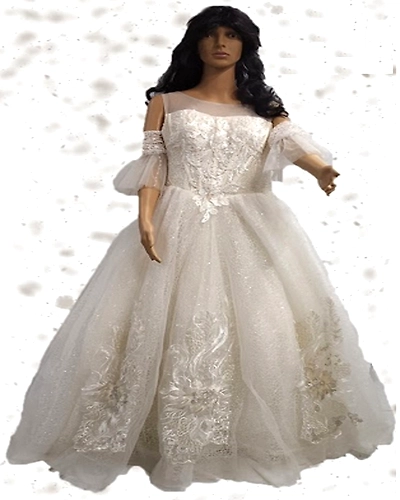 Cream White Gown for women-WG0000004