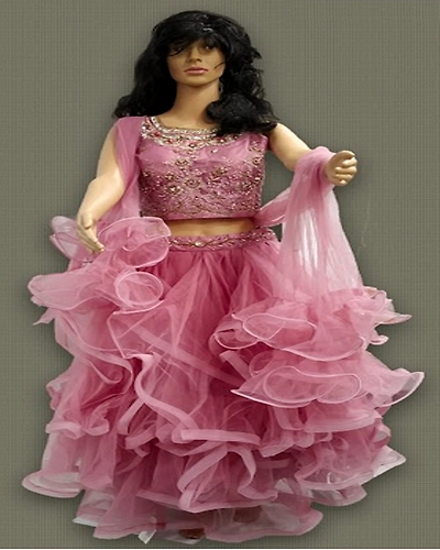 Rose Pink Gown for women-WG000005