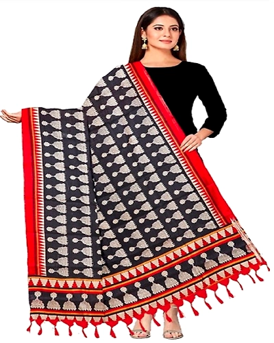 Khadi Cotton Dupatta-WD000001