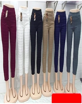 Heavy Quality Checks Pant Jegging