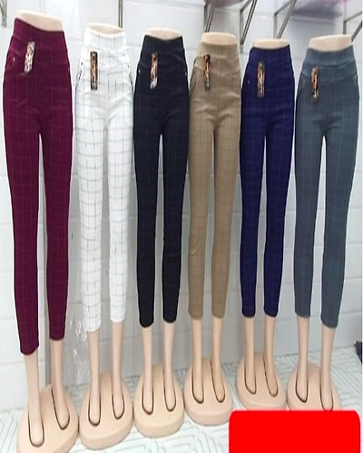 Heavy Quality Checks Pant Jegging-WJE000001