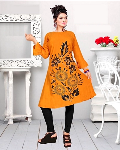 Smiley Reyon KURTI-WK000009