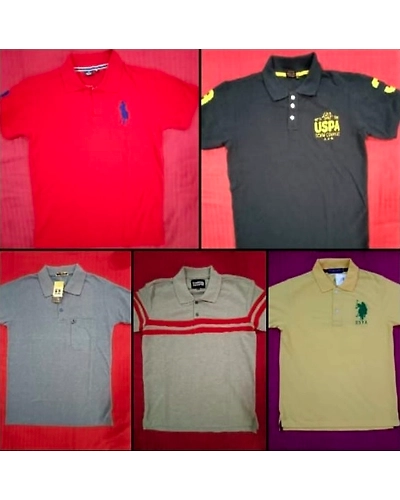 Collar Men Half T-Shirt-MTS000016