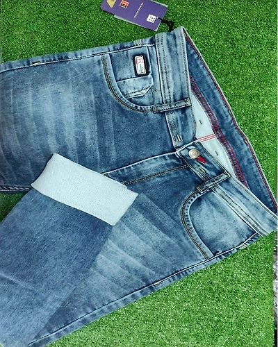 Sliky Knitted blue jeans-MJ000008