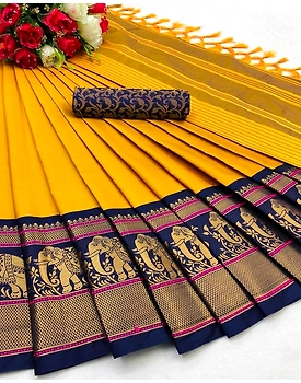 SHAGUN ELEPHANT Saree