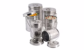 Stainless Steel kadi Dabba