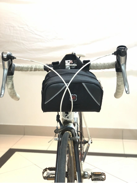 V-THREE Bicycle Handlebar Front Frame Cycle Bag with RAIN Cover-4