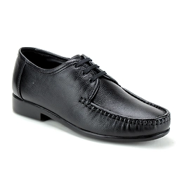 Black Leather Derby Formal SHOES24