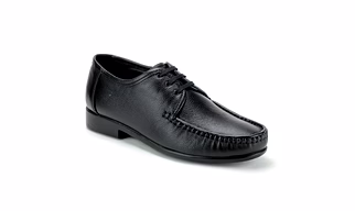 Black Leather Derby Formal SHOES24