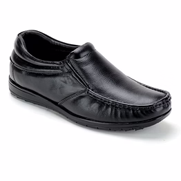 black leather moccasion formal shoes24