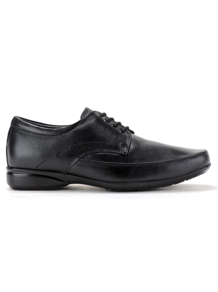 Pine Leather Derby Formal SHOES24-10-Black-2
