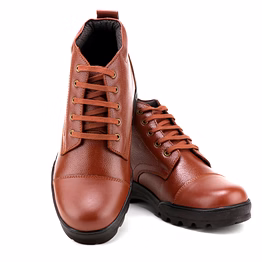 tan leather police boot shoes24