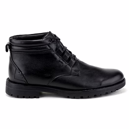 black leather boot shoes24