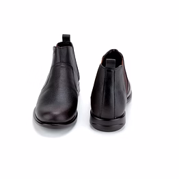 black leather boot shoes24