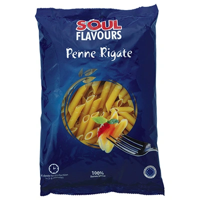 SOUL FLAVOURS PENNE RIGATE (PASTA) (500 G)