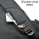 Rynok Anti Theft Canvas Black Travel 15.6-inch Laptop Backpack with Headphone &amp; USB Through Port-3-sm