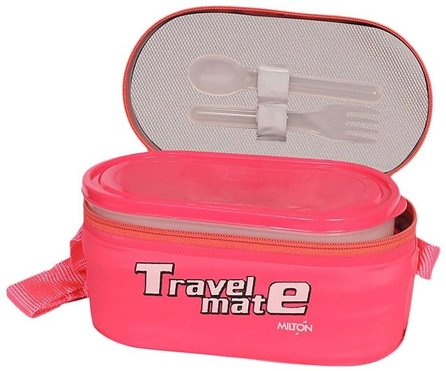 Milton Travel Mate Lunch Box 3 Containers 3 Containers Lunch Box  (750 ml)-1