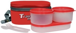 Milton Travel Mate Lunch Box 3 Containers 3 Containers Lunch Box  (750 ml)-MILTONTM