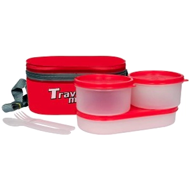 Milton Travel Mate Lunch Box 3 Containers 3 Containers Lunch Box  (750 ml)-MILTONTM