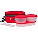 Milton Travel Mate Lunch Box 3 Containers 3 Containers Lunch Box  (750 ml)-MILTONTM-sm