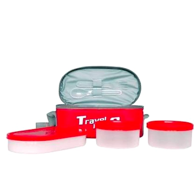 Milton Travel Mate Lunch Box 3 Containers 3 Containers Lunch Box  (750 ml)-2
