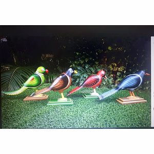 Wooden Parrot Stand